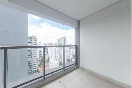 Varanda de apartamento à venda com 1 quarto, 48m² em Santo Amaro, São Paulo