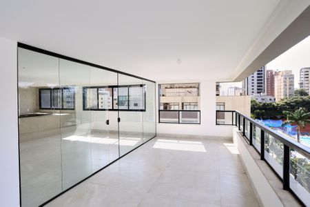 Varanda da Sala de apartamento à venda com 4 quartos, 182m² em Centro, Belo Horizonte