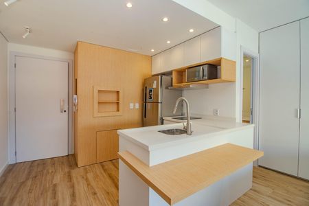 Cozinha  de kitnet/studio para alugar com 1 quarto, 30m² em Moinhos de Vento, Porto Alegre
