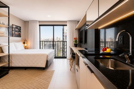 Studio para alugar com 23m², 1 quarto e sem vaga