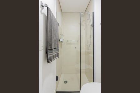 Studio para alugar com 27m², 1 quarto e sem vaga Studio para alugar com 27m², 1 quarto e sem vagaBanheiro