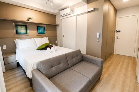 Studio à venda com 27m², 1 quarto e sem vaga Studio à venda com 27m², 1 quarto e sem vagaDormitório