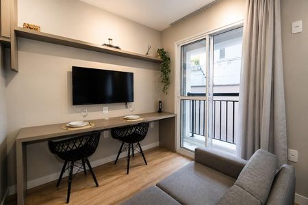 Studio à venda com 27m², 1 quarto e sem vaga Studio à venda com 27m², 1 quarto e sem vagaDormitório