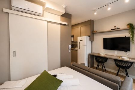 Studio à venda com 27m², 1 quarto e sem vaga Studio à venda com 27m², 1 quarto e sem vagaDormitório