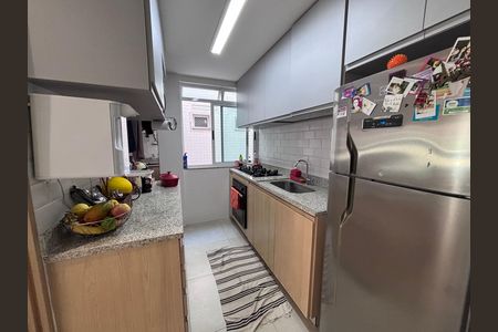 Cozinha de apartamento à venda com 3 quartos, 76m² em Recreio dos Bandeirantes, Rio de Janeiro