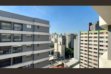 Vista da Varanda da Sala de kitnet/studio para alugar com 1 quarto, 25m² em Pinheiros, São Paulo