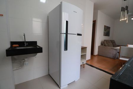 Cozinha  de apartamento para alugar com 2 quartos, 42m² em Chácaras Hipica, Ribeirão Preto
