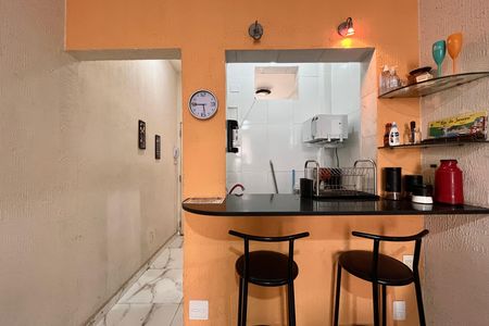 Cozinha  de kitnet/studio à venda com 1 quarto, 35m² em Copacabana, Rio de Janeiro