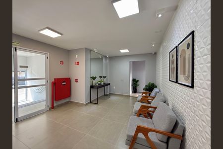 Hall Social Bloco  de kitnet/studio para alugar com 1 quarto, 24m² em Itaim Bibi, São Paulo