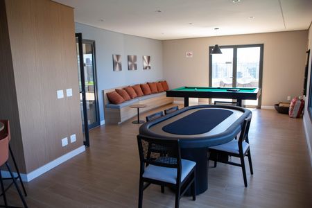 Studio para alugar com 25m², 1 quarto e sem vaga Studio para alugar com 25m², 1 quarto e sem vagaÁrea comum - Salão de jogos