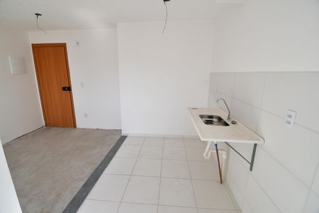 Cozinha de apartamento à venda com 2 quartos, 47m² em Jardim Boa Esperança, Campinas