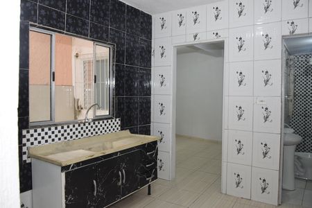 Cozinha de casa para alugar com 1 quarto, 60m² em Jardim Guaruja, Embu das Artes