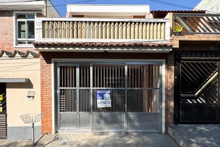 Fachada de casa à venda com 3 quartos, 180m² em Vila Santa Luzia, São Bernardo do Campo