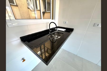 Cozinha de apartamento para alugar com 2 quartos, 38m² em Vila Santa Teresa, São Paulo