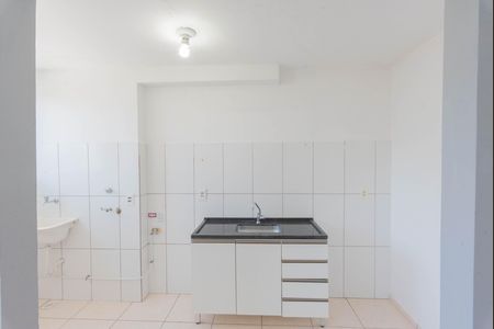 Cozinha de apartamento para alugar com 2 quartos, 48m² em Parque das Constelações, Campinas