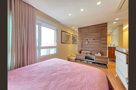 Quarto Suíte 1 de apartamento à venda com 3 quartos, 128m² em Lourdes, Belo Horizonte