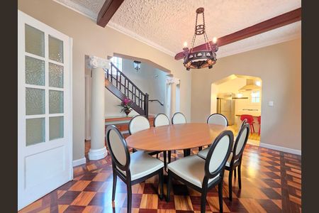 Salão gourmet  de apartamento à venda com 3 quartos, 128m² em Lourdes, Belo Horizonte