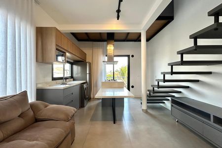 Sala  de apartamento para alugar com 2 quartos, 60m² em Lagoa Pequena, Florianópolis