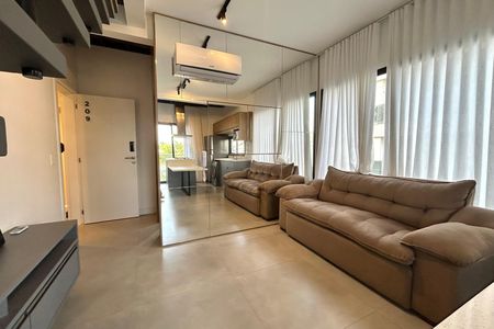 Sala  de apartamento para alugar com 2 quartos, 60m² em Lagoa Pequena, Florianópolis