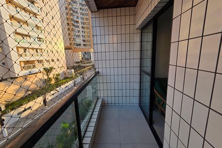 Varanda da Sala de apartamento para alugar com 2 quartos, 70m² em Boqueirão, Praia Grande