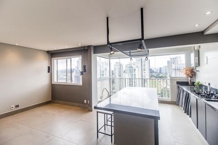 Sala  de apartamento para alugar com 1 quarto, 55m² em Alphaville Empresarial, Barueri