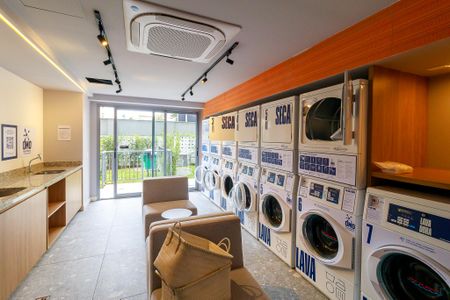 Studio para alugar com 28m², 1 quarto e sem vagaLavanderia