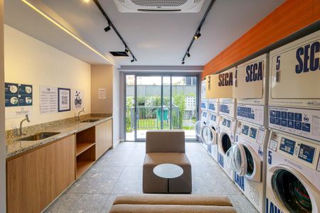 Studio para alugar com 28m², 1 quarto e sem vagaLavanderia
