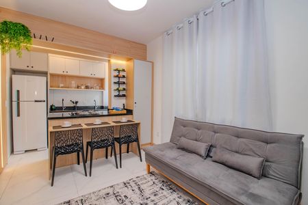 Apartamento à venda com 36m², 1 quarto e sem vaga Apartamento à venda com 36m², 1 quarto e sem vagaSala