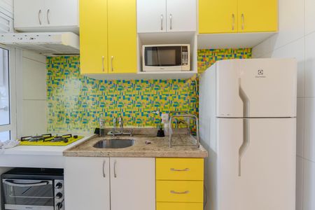 Apartamento para alugar com 45m², 1 quarto e 1 vaga Apartamento para alugar com 45m², 1 quarto e 1 vagaCozinha e Área de Serviço