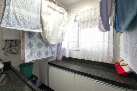 Área de Serviço de apartamento para alugar com 3 quartos, 132m² em Canto do Forte, Praia Grande
