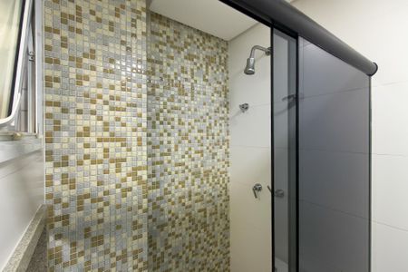 Banheiro da Suíte 2 de apartamento para alugar com 3 quartos, 132m² em Canto do Forte, Praia Grande