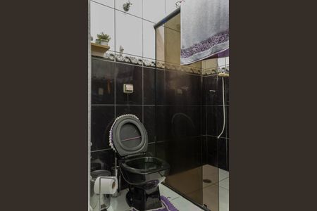 Banheiro da Suíte 1 de casa para alugar com 2 quartos, 65m² em Bairro dos Casa, São Bernardo do Campo