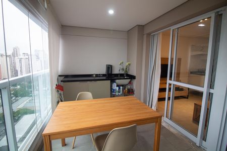 Studio para alugar com 61m², 1 quarto e 1 vagaVaranda