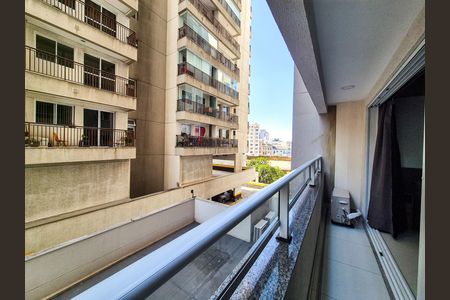 Varanda de kitnet/studio para alugar com 1 quarto, 28m² em Centro Histórico de São Paulo, São Paulo