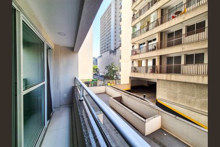 Studio para alugar com 28m², 1 quarto e sem vaga Studio para alugar com 28m², 1 quarto e sem vagaVaranda