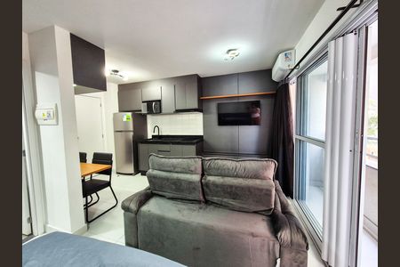 Studio para alugar com 28m², 1 quarto e sem vaga Studio para alugar com 28m², 1 quarto e sem vagaSala/Quarto