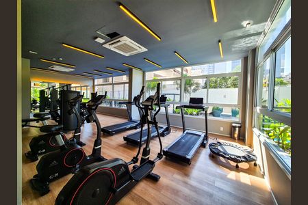 Studio para alugar com 28m², 1 quarto e sem vaga Studio para alugar com 28m², 1 quarto e sem vagaAcademia
