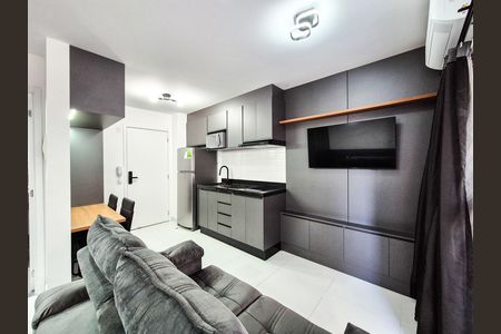 Studio para alugar com 28m², 1 quarto e sem vaga Studio para alugar com 28m², 1 quarto e sem vagaSala/Quarto