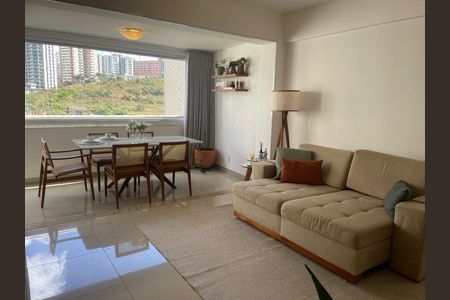 Sala  de apartamento para alugar com 2 quartos, 77m² em Vale do Sereno, Nova Lima