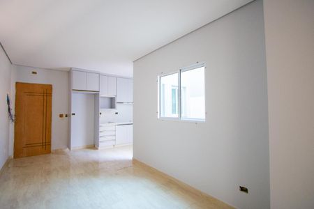 Sala de apartamento à venda com 2 quartos, 54m² em Vila Linda, Santo André