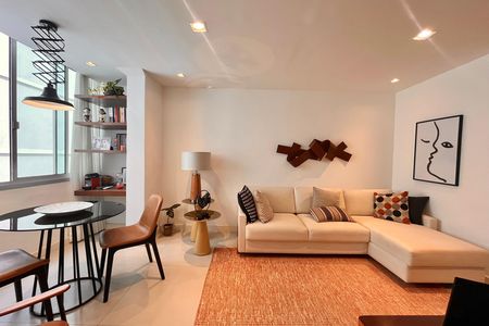 Sala de apartamento à venda com 1 quarto, 48m² em Ipanema, Rio de Janeiro