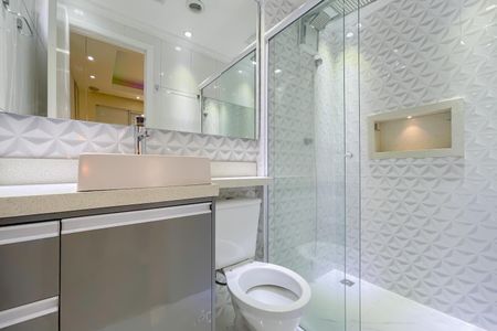 Apartamento à venda com 60m², 3 quartos e 1 vaga Apartamento à venda com 60m², 3 quartos e 1 vagaBanheiro da Suíte