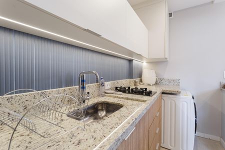 Studio para alugar com 30m², 1 quarto e sem vaga Studio para alugar com 30m², 1 quarto e sem vagaCozinha