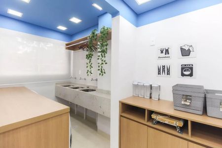Apartamento para alugar com 35m², 2 quartos e sem vaga Apartamento para alugar com 35m², 2 quartos e sem vagaÁrea comum - Lavanderia