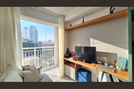 Sala/Cozinha/Área de serviço de apartamento à venda com 1 quarto, 29m² em Bom Retiro, São Paulo