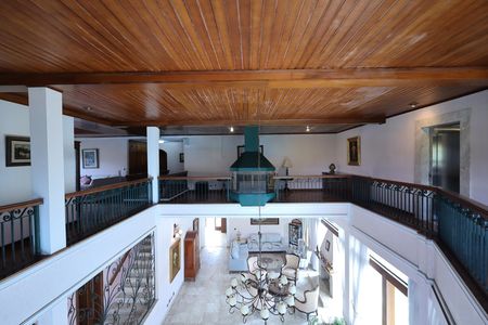 Casa de condomínio para alugar com 853m², 4 quartos e 6 vagasSala mezanino com lareira