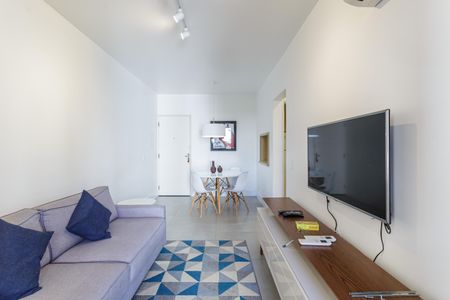 Sala de apartamento para alugar com 1 quarto, 45m² em Itaim Bibi, São Paulo