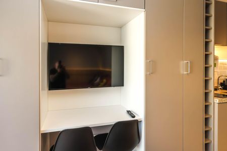Studio para alugar com 24m², 1 quarto e sem vagaQuarto