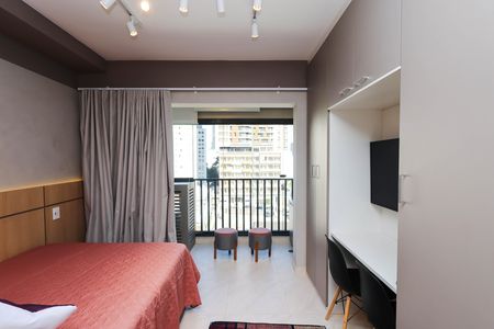 Studio para alugar com 24m², 1 quarto e sem vagaQuarto