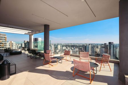 Studio para alugar com 24m², 1 quarto e sem vagaTerraço